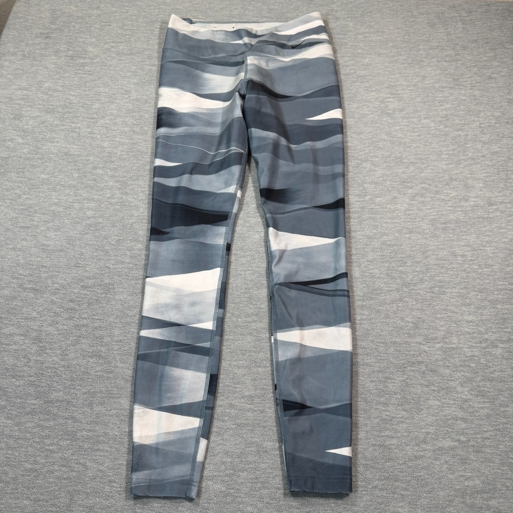 Nike Leggings Womens M Gray Camo Dri-Fit One Legend Pant Recycled Stretch‎